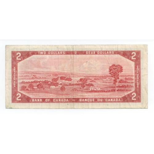 BANK OF CANADA | 1954 MOD| 2 DOLLARS | BC-38d - Lawson-Bouey - LOT #003