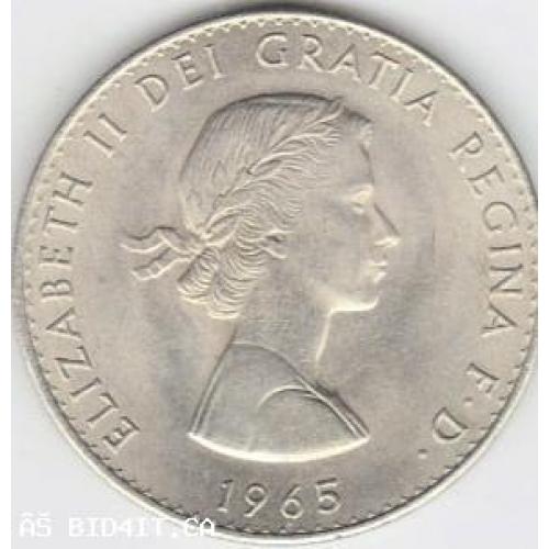 1965 BRITISH CHURCHILL 1 CROWN - MS60
