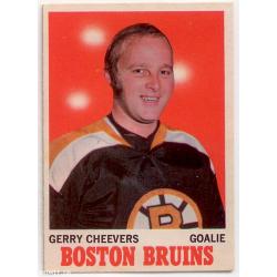 1970-71 - OPC - O-PEE-CHEE - HOCKEY CARD #1 GERRY CHEEVERS HOF