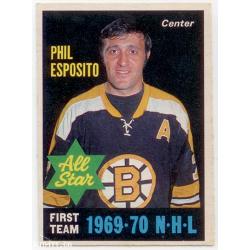 1970-71 - OPC - O-PEE-CHEE - HOCKEY CARD PHIL ESPOSITO #237 ALL STAR