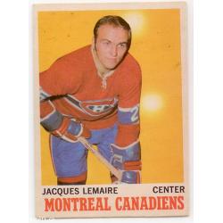 1970-71 - OPC - O-PEE-CHEE - HOCKEY CARD  # 57 JACQUES LEMAIRE