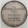 UNB - New Brunswick Lieutenant Gov. Named Medal R.L. REARDON OCT.19,1986 - by Henry Birks - in Original Birks Box