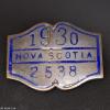 1930 Nova Scotia Chauffeur Enamelled Badge 2538 w/Original Pin Intact