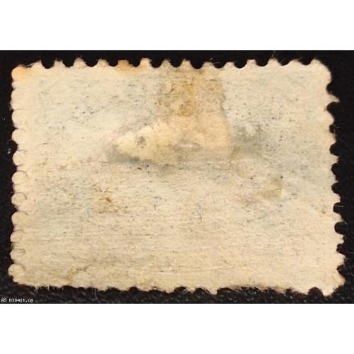 NEW BRUNSWICK, CANADA 1860 12½ Cents Stamp, Cat. Scott #10, SG# 18, Paddle-Steamer Washington, Used