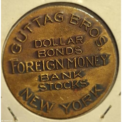 c1926 Guttag Bros. Rare Coins - Bronze Medal 29.7 mm, AE  New York, NY. -  MS63