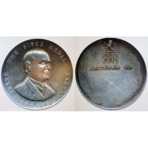 The Birks Medal in Bronze - by Henry Birks - Unattributed issue with Original Box