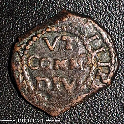 Kingdom of Sicily (Italian States) under Spain Philip II (1556 - 1598) (ND) - 1 Grano (Scarce) Type 1