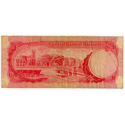 Barbados 1 Dollar 1973 Pick #29