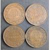 Canada Large Cents Lot 1916, 1917, 1918, 1919