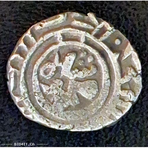 INDIA c.1296-1316 Medieval Hammered - 2 Gani - Silver Billon Coin of Sultanate of Islamic Delhi | Sultan Muhammad II Alauddin Khalji