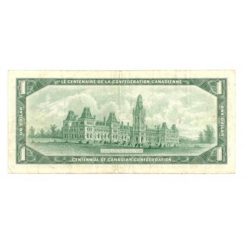 BANK OF CANADA | 1967 | 1 DOLLAR | Beattie- Rasminsky - LOT #004